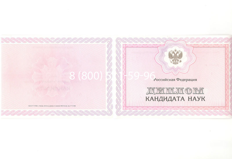 Купить Диплом кандидата наук 2010 в Артёме